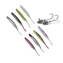 Isca artificial Shad Soft Bait Silicone W182 Kit C/6 Cores
