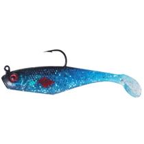 Isca artificial silicone realista para tucunaré robalo traíra