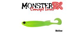 Isca Artificial Soft Bass Monster 3X E-Shad (12cm) 5 Unidades - Várias Cores