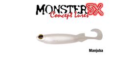 Isca Artificial Soft Bass Monster 3X E-Shad (12cm) - Várias Cores