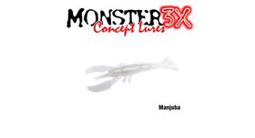 Isca Artificial Soft Bass Monster 3X Slow Crab (9cm) 8 Unidades - Várias Cores