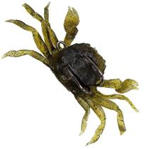 Isca Artificial Soft Caranguejo Anzol Duplo 30Gr 10cm Verde