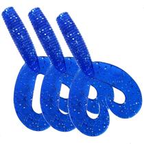 Isca Artificial Soft Shad Grub Duplo Criatura Kit 3pçs