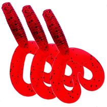 Isca Artificial Soft Shad Grub Duplo Criatura Kit 3pçs