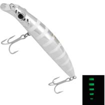 Isca Artificial Yara 7,5cm Destroyer 6gr Cromada com Glow