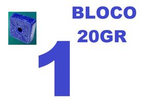 Isca Atrativa Comida de Rato Bloco Azul Kelldrin 20gr Quadrado