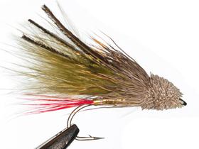 Isca de Fly Marabou Muddler n. 8 Oliva