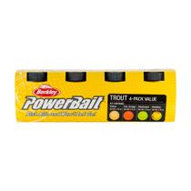 Isca de massa de truta berkley powerbait, sortida 4-Pack, 3 Conde