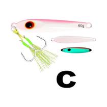 Isca De Metal Glow De 60g Para Pesca Em Água Salgada, Isca Artificial Para Casting E Jigging, Isca De Metal Glow De 60g Para Pesca Em Água Salgada, Isca Artificial Para Casting E Jigging,