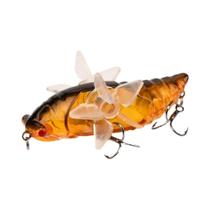 Isca de Peixe Artificial Cicada - 7,5cm 14g - Hélice Giratória para Água Doce e Salgada