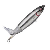 Isca De Pesca Artificial River 2 Sea Ação Superfíciel Whopper Plopper 130 13cm 39gr Cor Chrome Black