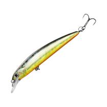 Isca de Pesca Bearking 73mm - Peso Magnético 5g - Minnow Manivela Artificial