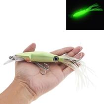 Isca De Pesca De Polvo Luminosa Realista De 14 Cm Com Gancho Agudo Isca De Lula Artificial 39g Para