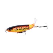 Isca De Pesca Goture Whopper Popper De 10cm, 11cm E 14cm, Isca De Superfície Com Cauda Rotativa Para