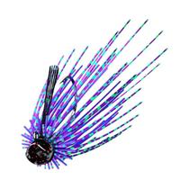 Isca De Pesca Jig Para Homem Barbudo, Cabeça De Metal Com Gancho, Saia De Borracha Rotativa, Água