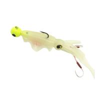 Isca de Pesca Luminosa Polvo Lula 130mm - Gabarito para Atum e Peixes Marinhos