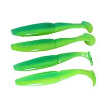 Isca De Pesca Macia De 11cm 12g 4pcs/pacote Isca Artificial Wobbler Para Bass