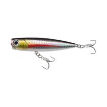 Isca de Pesca Popper Flutuante 110mm 25g - Isca Dura de Plástico para Pesca em Águas Superficiais