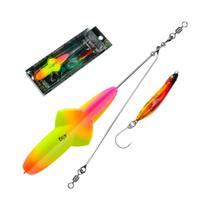 Isca De Pesca Proberos Topwater 35/45G, Popper Flutuante, Isca Artificial De Longo Alcance