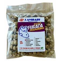 Isca de Pesca Ração Furadinha Sabores Diversos - Lambari Iscas 120g Sabor:Banana e Mel