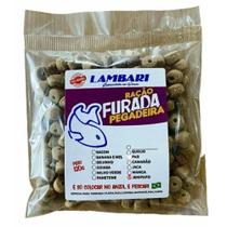 Isca de Pesca Ração Furadinha Sabores Diversos - Lambari Iscas 120g Sabor:Jenipapo