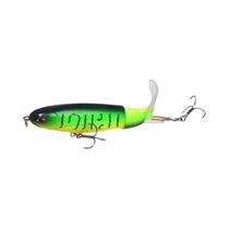 Isca de Pesca Topwater Whopper Popper - 10cm/14cm - Com Cauda Giratória