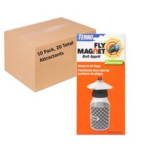 Isca de Reposição TERRO para Armadilha Fly Magnet T380-20 - Atrai e Captura Moscas - Isca para Moscas Domésticas, de Celeiro e de Garrafa - T382, Inclui 10 Pacotes (20 Iscas no Total)