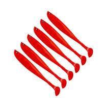 Isca De Silicone Para Pesca Marinha 9cm 4g, Conjunto De 6 Ou 12 Peças, Iscas Macias Wobbler