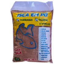 Isca em Pó Para Pesca P-40 Vermelha 500g Isca em Pó Para Pesca P-40 Vermelha 500g