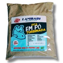Isca em pó para preparo marca Lambari