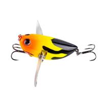 Isca Flutuante Bee Topwater De 5.8cm 12.5g Com Asas De Lâmina, Isca Dura Popper Wobble Para Bass