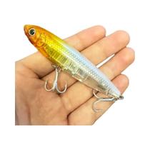 Isca Flutuante GOBAIT De 17,5g E 10cm, Isca De Pesca Topwater Walk the Dog, Isca 3D Com Gancho
