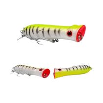 Isca Flutuante Topwater Popper De 8cm-12g Para Pesca Em Água Salgada, Wobblers Artificiais Duros