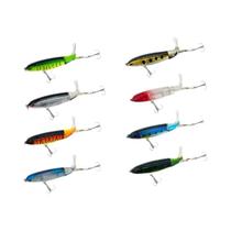 Isca Flutuante Whopper Plopper De 10Cm 14Cm Com Olhos 3D, Isca Dura Wobbler Com Cauda Rotativa, 38