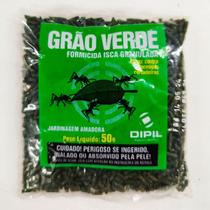 Isca Granulada Grão Verde 50gr - Jardinagem Amadora - Dipil - Eficaz contra formigas Cortadeiras