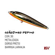 Isca Joãozinho Pepino 9cm Isca Artificial da Kv