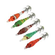 Isca Luminosa De Pesca De Camarão, Iscas Fluorescentes, 5 Peças, Ganchos De Gabarito De Lula,