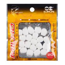 Isca Milho Artificial Silicone 1cm com 20 Unidades - Branco Isca Milho Artificial Silicone 1cm com 20 Unidades - Branco