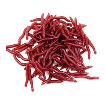 Isca Minhoca Artificial 10 Cm 20 Peças Isca Verme Mar Rio