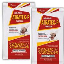 Isca Mosquicida Mata Moscas Atratex-p Atrativo Kit 2 X 25g
