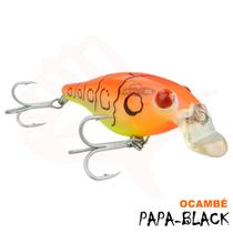 Isca p/ Pantanal Ocambé Papa Black 7cm 10,5gr Pesca Tudo