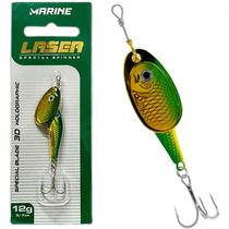 Isca Pesca Marine Sports Spinner Laser 8cm 12g Varias Cores