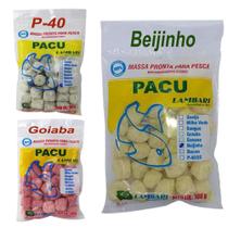 Isca Pronta para Pesqueiro Pacu Piapara Tilapia Kit com 3