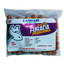 Isca Ração Furada Pegadeira Sabores 120 grs