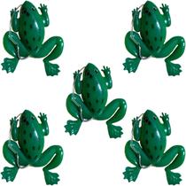 Isca Sapinho Com Anti Enrosco Sapo 4,5cm Frog kit 5 unid Isca Sapinho Com Anti Enrosco Sapo 4,5cm Frog kit 5 unid