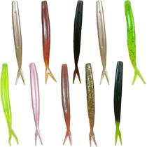 Isca Shad Doa Cal Jerk Baits Artificial Soft Grub - 10 unid Isca Shad Doa Cal Jerk Baits Artificial Soft Grub - 10 unid