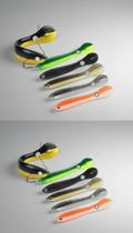 Isca Silicone Shad Movimento Realista 10 Unidades Isca Silicone Shad Movimento Realista 10 Unidades