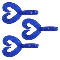 Isca Soft Artificial Matadeira Grub Duplo P/ Traíra Cart.3pç