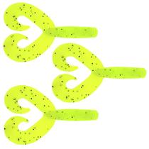 Isca Soft Artificial Matadeira Grub Duplo P/ Traíra Cart.3pç