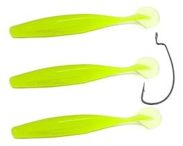 Isca Soft Slow Shad 12Cm Monster 3X Com Anzol De B Mellow